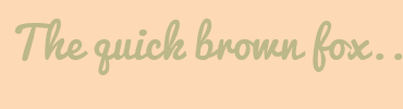 Image with Font Color BCB88A and Background Color FDD9B5